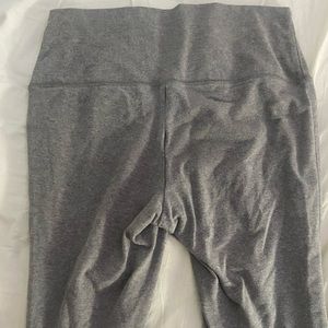 Gray flared leggings size large